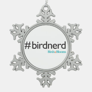 Ornement Flocon De Neige #BirdNerd
