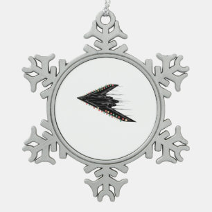 Ornement Flocon De Neige Bombardier furtif B-2 B2 Spirit Jet Plane 4 juille