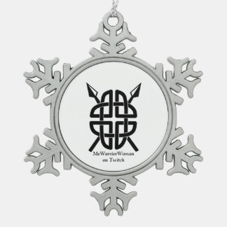 Ornement Flocon De Neige Bouclier celtique, MeWarriorWoman sur Twitch