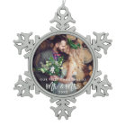 Brush Script Premier Noël en tant que M. & Mme Mar