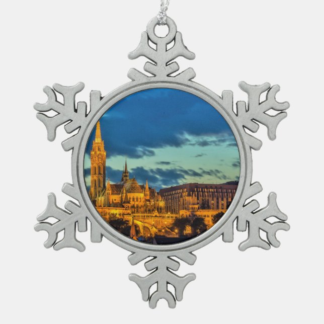 Ornement Flocon De Neige Budapest, Hongrie (Devant)