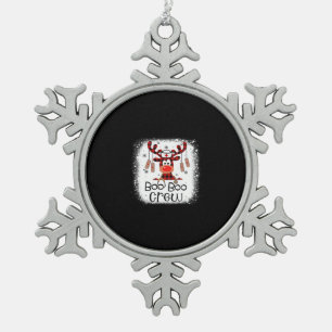 Ornement Flocon De Neige Cadeau infirmière Boo Boo Crew