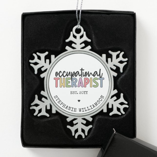 Ornement Flocon De Neige Cadeaux OT (Boîte)