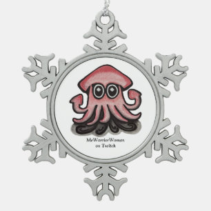 Ornement Flocon De Neige Calmar, MeWarriorWoman sur Twitch