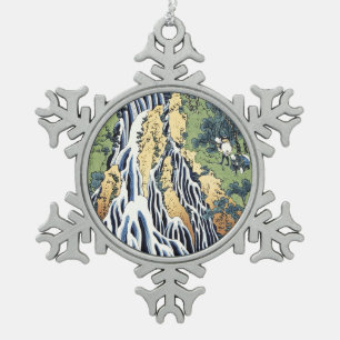Ornement Flocon De Neige Cascade de Kirifuri près de la montagne Kurokami H