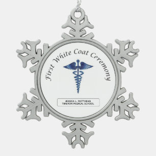 Ornement Flocon De Neige Cérémonie de la première blouse blanche