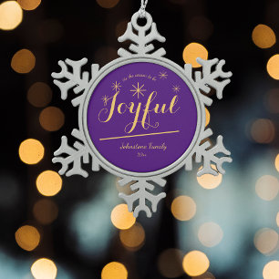 Ornement Flocon De Neige "c'est la saison d'être Joyeux" Cool Gite Cadeau