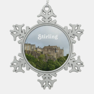 Ornement Flocon De Neige Château Ecosse de Stirling