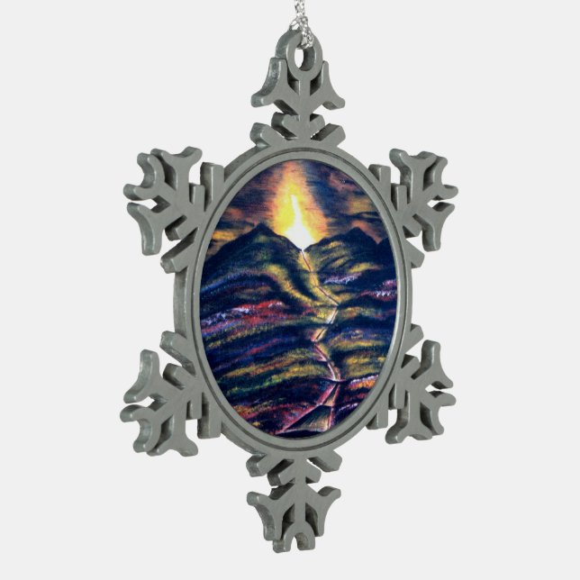 Ornement Flocon De Neige Chemin de la vie (Gauche)