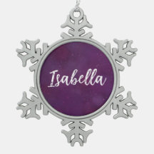 Ciel d'étoile violette