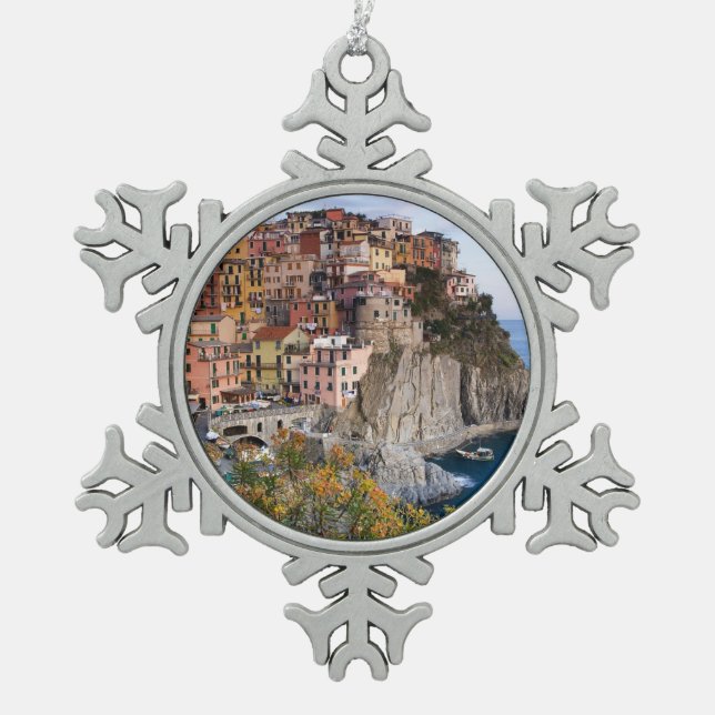 Ornement Flocon De Neige Cinque Terre, Italie (Devant)