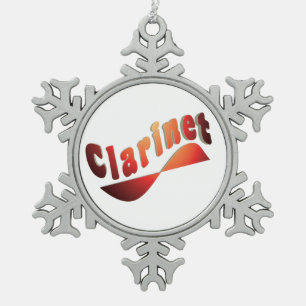Ornement Flocon De Neige Clarinet ondulé