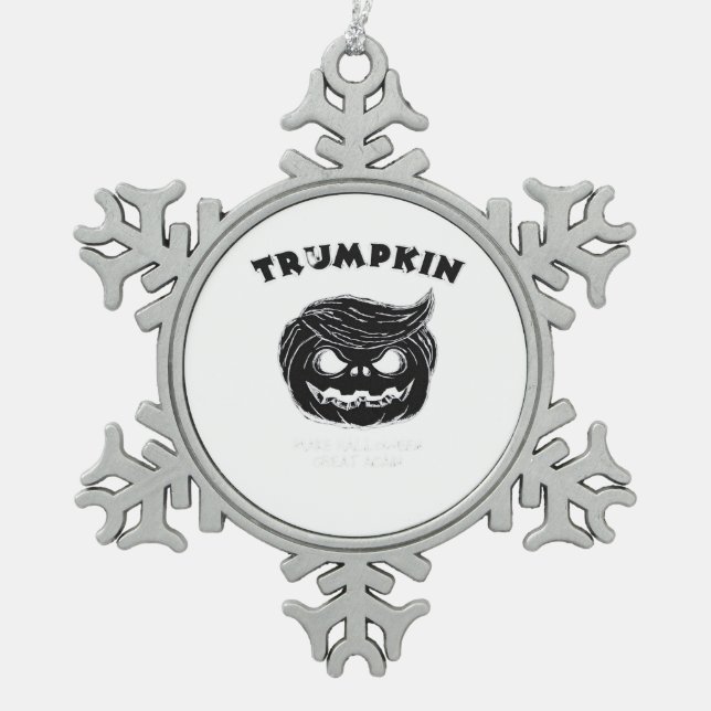 Ornement Flocon De Neige Costume Halloween Trumpkin drôle Halloween (Devant)