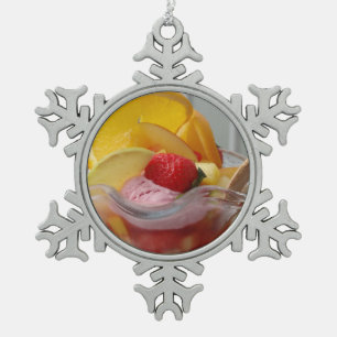 Ornement Flocon De Neige Crème de glace ornement Sundae