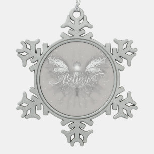 Ornement Flocon De Neige Croire Fairy Starlight Imaginaire