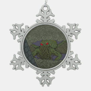 Ornement Flocon De Neige Cthulhu