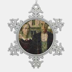 Ornement Flocon De Neige Cuillère d'art gothique végétalien