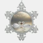 Cygnes affectueux de Noël