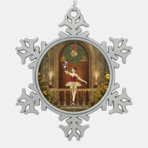 Ornement Flocon De Neige Danse Ballerina Nutcracker Snowflake Orament