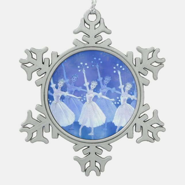 Ornement Flocon De Neige Danse de l'ornement de flocons de neige (Devant)
