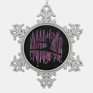 Ornement Flocon De Neige Danseuse de ligne (v4)