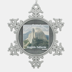 Ornement Flocon De Neige De dôme doux de dôme demi