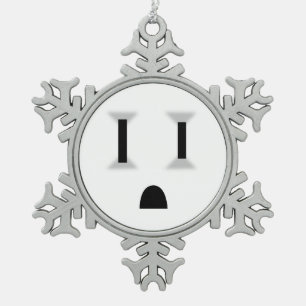 Ornement Flocon De Neige Débouché électrique drôle