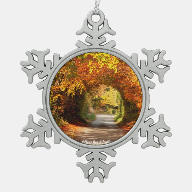 Ornement Flocon De Neige Décorations Bog Jaune Kilcullen (Devant)