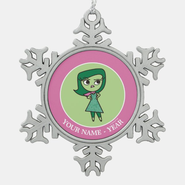 Ornement Flocon De Neige Dégoût des mains sur Hip Ajouter votre nom (Devant)