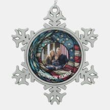 Design en verre personnalisé USA Drapeau Patriotiq