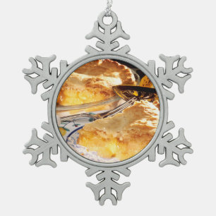 Ornement Flocon De Neige Dessert d'Apple Pie