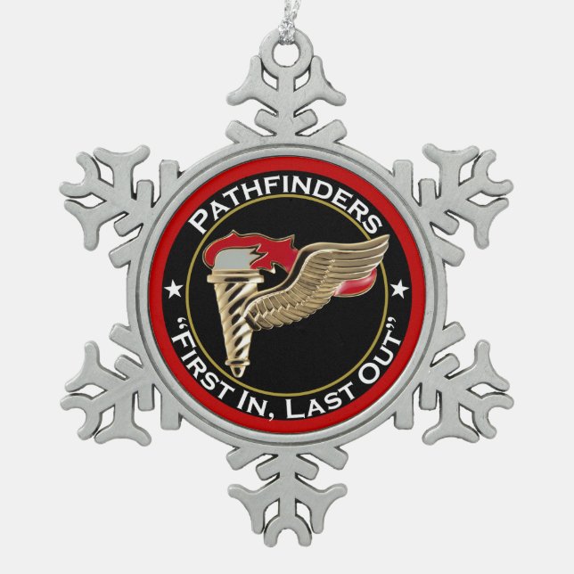 Ornement Flocon De Neige Devise d'orienteur (Devant)