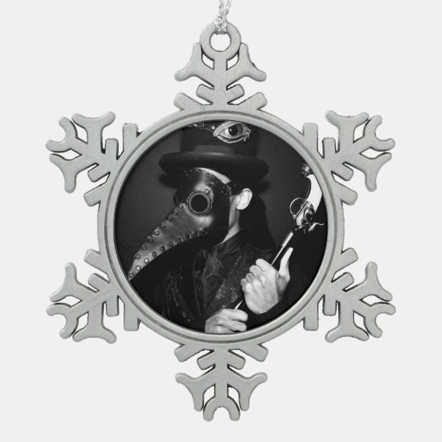 Ornement Flocon De Neige Docteur de peste (Devant)