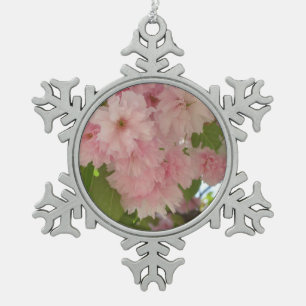 Ornement Flocon De Neige Double floraison cerisier II printemps fleuri