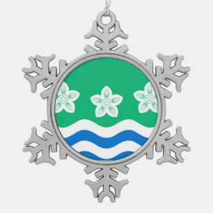 Ornement Flocon De Neige Drapeau de Cumberland