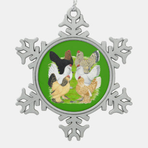 Ornement Flocon De Neige D'Uccles Six Hens