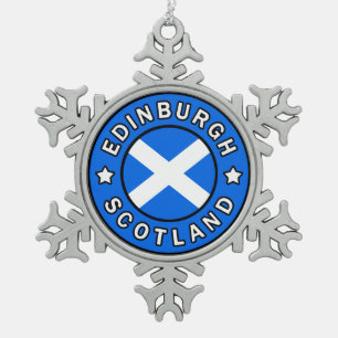 Ornement Flocon De Neige Edimbourg Écosse