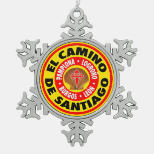Ornement Flocon De Neige El Camino de Santiago