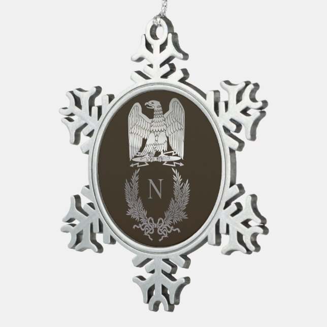 Ornement Flocon De Neige Emblème de Napoleon Bonaparte (Vue impression)