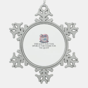 Ornement Flocon De Neige Encre de Whimsigoth - Forêts mystiques, lunes et m