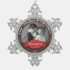 Ęr flocon de neige de photo de Noël de la famille