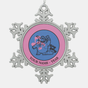 Ornement Flocon De Neige Extérieur intérieur  Bing Bong Ajouter Votre Nom