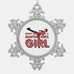 Ornement Flocon De Neige Fille SUPÉRIEURE d'arts martiaux