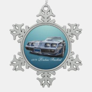 ORNEMENT FLOCON DE NEIGE FIREBIRD PONTIAC 1979