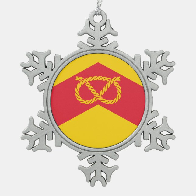 Ornement Flocon De Neige Flag of Staffordshire, (Devant)