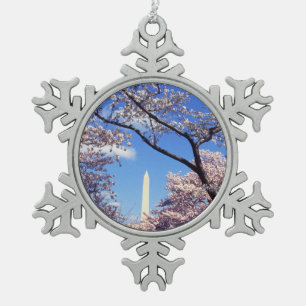 Ornement Flocon De Neige Fleurs de cerisier dans le Washington DC