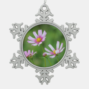 Ornement Flocon De Neige Fleurs de cosmos