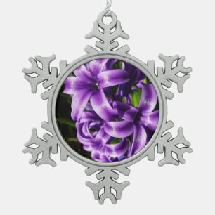 Ornement Flocon De Neige Flore de printemps Blue Hyacinth II