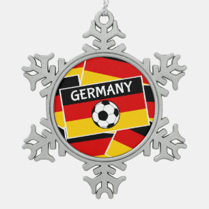 Ornement Flocon De Neige Football allemand