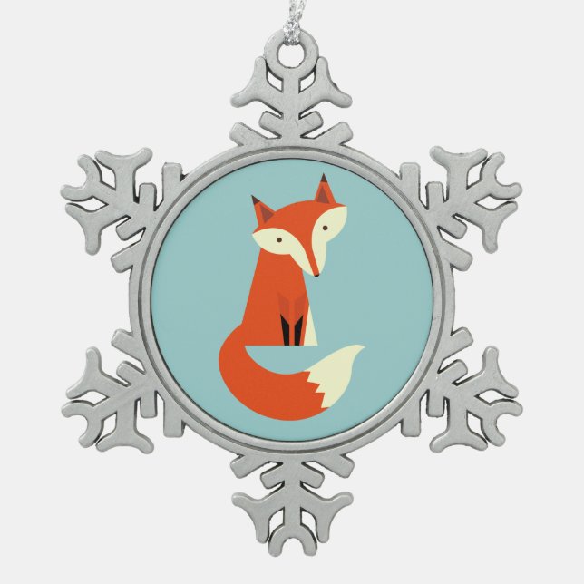 Ornement Flocon De Neige Fox (Devant)